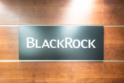 BlackRock-Logo im Foyer