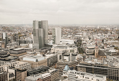 Blick über Frankfurt am Main